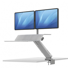Платформа для работы сидя-стоя Fellowes Lotus RT Sit-Stand Workstation, белая (арт. FS-80818)