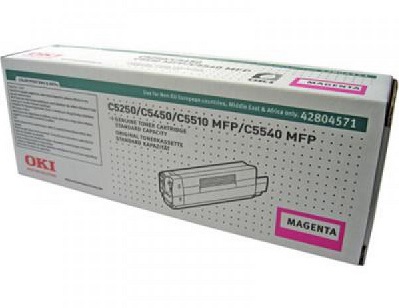 Тонер-картридж OKI пурпурный для C5250 (3000 стр.) (арт. 42804571)