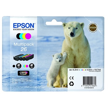 Картридж Epson 26 Multipack (арт. C13T26164010)