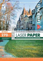 Фотобумага Lomond двухсторонняя, матовая, для лазерной печати, 270 г/м², А4 (арт. 0300843)