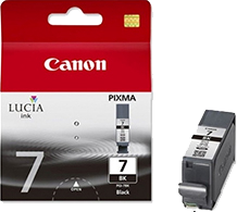Оригинальный картридж Canon PGI-7 BK (чёрный, 25 мл.) (арт. 2444B001)