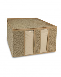 Кофр ГЕЛЕОС для хранения вещей, «Миндаль» / Бежевый, 40х40х25 см (арт. МНД_20)