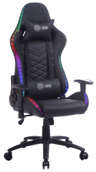 Игровое кресло Cactus черный с подголовником (арт. CS-CHR-0099BL)