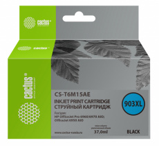 Картридж Cactus №903XL черный (37мл) для HP (арт. CS-T6M15AE)