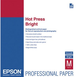 Бумага Epson Fine Art Paper Hot Press Bright A2 (арт. C13S042332)