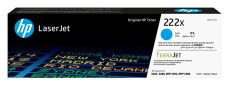 Оригинальный тонер-картридж HP 222X, Голубой, 2500 стр. (арт. W2221X)