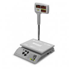 Торговые настольные весы Mertech M-ER 326 ACPX-15.2 ″Slim'X″ LED Белые (арт. 3050)