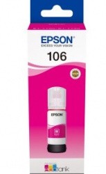 Картридж Epson 106 EcoTank Magenta ink bottle (арт. C13T00R340)