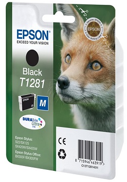 Картридж Epson T1281 Black (арт. C13T12814012)