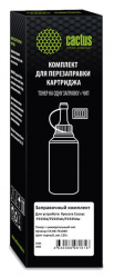 Тонер Cactus черный флакон 125гр. (в компл.:чип) для принтера Kyocera (арт. CS-RK-TK1200)