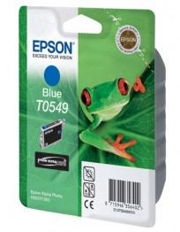 Оригинальный струйный картридж Epson T0549 Blue (арт. C13T05494010)