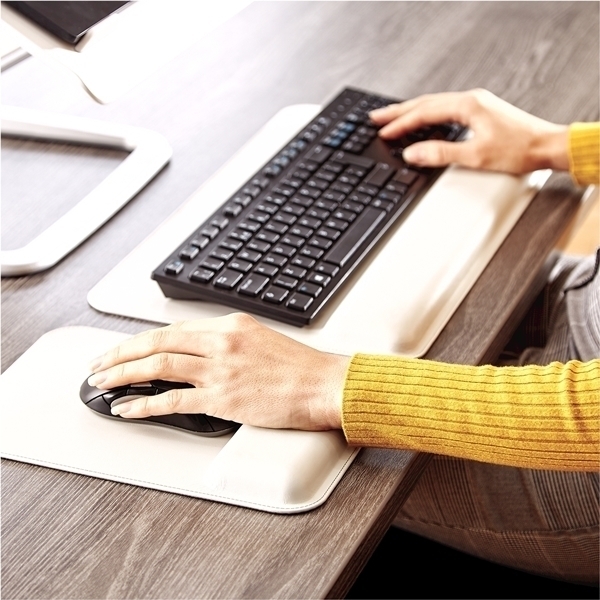 Премиальная подкладка под клавиатуру Fellowes Hana™, серая (арт. FS-80650)