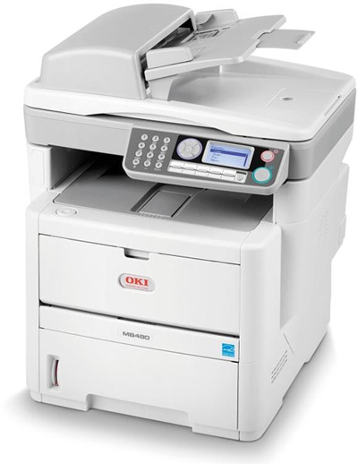 МФУ лазерное черно-белое OKI MB480 laser MFP (арт. 44306642)