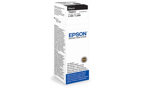 Картридж Epson T6641 Black ink bottle 70ml (C13T66414A/C13T664198) (арт. C13T66414A)