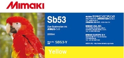 Картридж Mimaki SB53 Yellow (2000 мл) (арт. SB53-Y-2L-1)