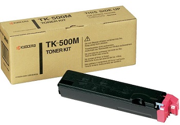 Оригинальный тонер-картридж Kyocera TK-500M (пурпурный, 8000 стр.) (арт. 370PD4KW)