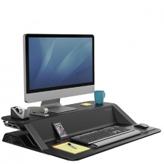 Платформа для работы сидя-стоя Fellowes Lotus Sit-Stand Workstation, черная (арт. FS-00079)