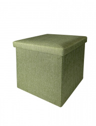 КОРОБ складной ГЕЛЕОС Пуф 38-СЗ, размер 38х38х38 см, светло-зеленый (арт. ПУФ-38-СЗ)