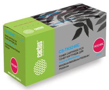 Картридж Cactus голубой (3000стр.) для Kyocera (арт. CS-TK5240C)