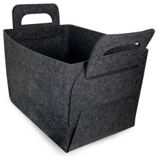 Короб ГЕЛЕОС Войлок (36х25х23 (L), темно-серый) (арт. ВЛК-ТЛ)
