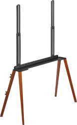 Подставка для телевизора Cactus (черный/орех, 49"-75") (арт. CS-ST3646BKWN)