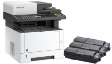 Лазерное черно-белое МФУ Kyocera M2235dn + 3шт TK-1200 (арт. M2235dn+3TK-1200)