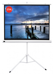 Экран для проектора SOK Cinema 240x180см TriScreen 4:3 напольный рулонный белый 118' (арт. SCPST-240x180)