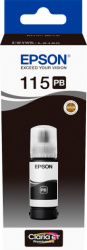 Оригинальные чернила Epson 115 EcoTank Photo Black ink bottle (арт. C13T07D14A)