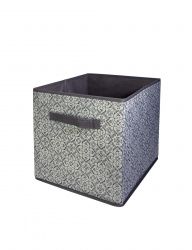 Короб ГЕЛЕОС раскладной с ручкой, «Грей» / Серый, 31х31х31 см (арт. ГРЕ-183)