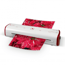 Ламинатор ГЕЛЕОС ЛМ A4 Модерн (белый+красный) (арт. ЛМ-А4МБК)