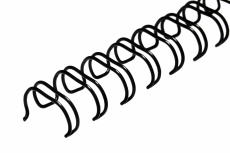 Пружины металлические, А4, 9,5 мм (3/8″), черные, 100 шт. в упаковке, TM DA