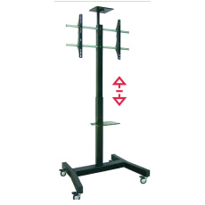 Стойка напольная для монитора OMB 90″ BIG TROLLEY (black) (арт. 07075)