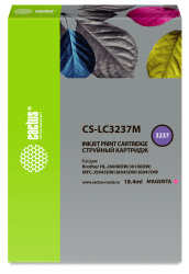 Струйный картридж Cactus пурпурный (18.4 мл.) (арт. CS-LC3237M)