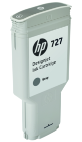 Оригинальный струйный картридж HP 727 DesignJet Grey, 300 мл (арт. F9J80A)