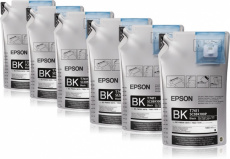 Набор чернил Epson T46D84 High Density black (Черный) 6 контейнеров по 1,1 литру (арт. C13T46D840)