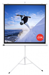 Экран для проектора SOK Cinema 127x127см TriScreen 1:1 напольный рулонный белый 71' (арт. SCPST-127x127)