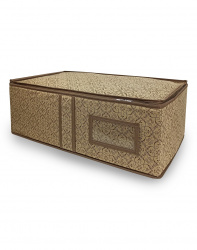 Кофр ГЕЛЕОС для хранения вещей, «Миндаль» / Бежевый, 60х30х20 см (арт. МНД_21)