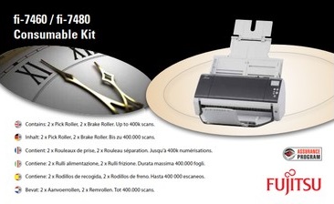 Комплект запасных роликов Fujitsu (Ricoh) Consumable Kit fi-7460/7480 (арт. CON-3710-002A)