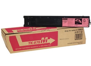 Оригинальный тонер-картридж Kyocera TK-875M (пурпурный, 31800 стр.) (арт. 1T05JNBNL0)