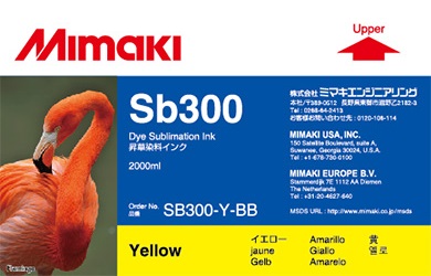 Картридж Mimaki Dye Sublimation Ink Sb300 Yellow (арт. SB300-Y-BB)