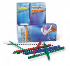 Пластиковые пружины Office Kit 4,5 мм, красные, 100 шт (арт. BP2138)