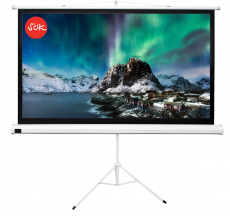 Экран для проектора SOK Cinema S'OK SCPST-124x221 16:9 напольный, на треноге, 124.5 x 221 см (арт. SCPST-124x221)