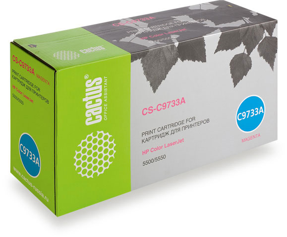 Картридж Cactus Тонер Картридж CS-C9733A пурпурный для HP (12000стр.) (арт. CS-C9733A)