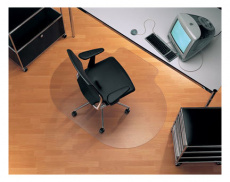 Защитный напольный коврик RS-Office поликарбонат, овальный, 120 x 150 см (арт. 12-150E Коврик поликарбон. напольный, 150х120)