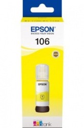 Картридж Epson 106 EcoTank Yellow ink bottle (арт. C13T00R440)