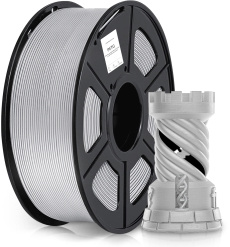 Пластик для принтера Cactus (PETG, d1.75мм, 1кг, L316м, серебро) (арт. CS-3D-PETG-1KG-SILVE)