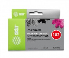 Картридж Cactus пурпурный (130мл) для Canon (арт. CS-PFI102M)