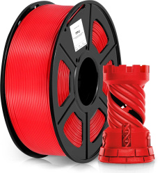 Пластик для принтера Cactus (TPU, d1.75мм, 0.8кг, L336м, красный) (арт. CS-3D-TPU-0.8KG-RED)