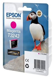 Оригинальный струйный картридж Epson T3243 Magenta (арт. C13T32434010)