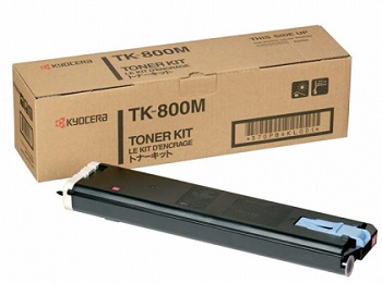 Оригинальный тонер-картридж Kyocera TK-800M (пурпурный, 10000 стр.) (арт. 370PB4KL)
